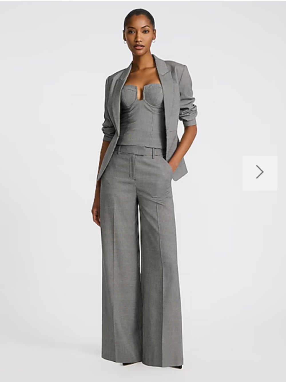 Express Houndstooth Three Piece Suit!